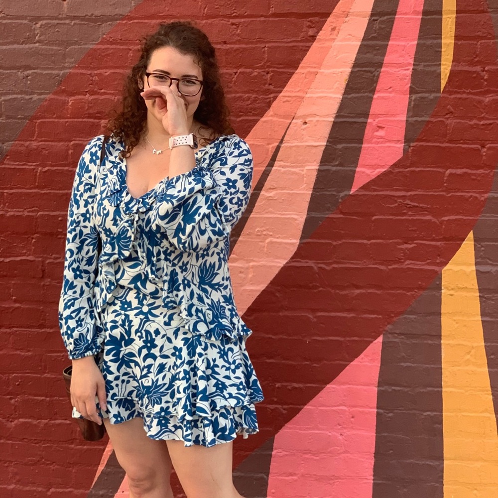Free people flown mini dress